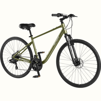 Barron Plus Comfort Hybrid Bike - 21-Speed | Bonsai Green