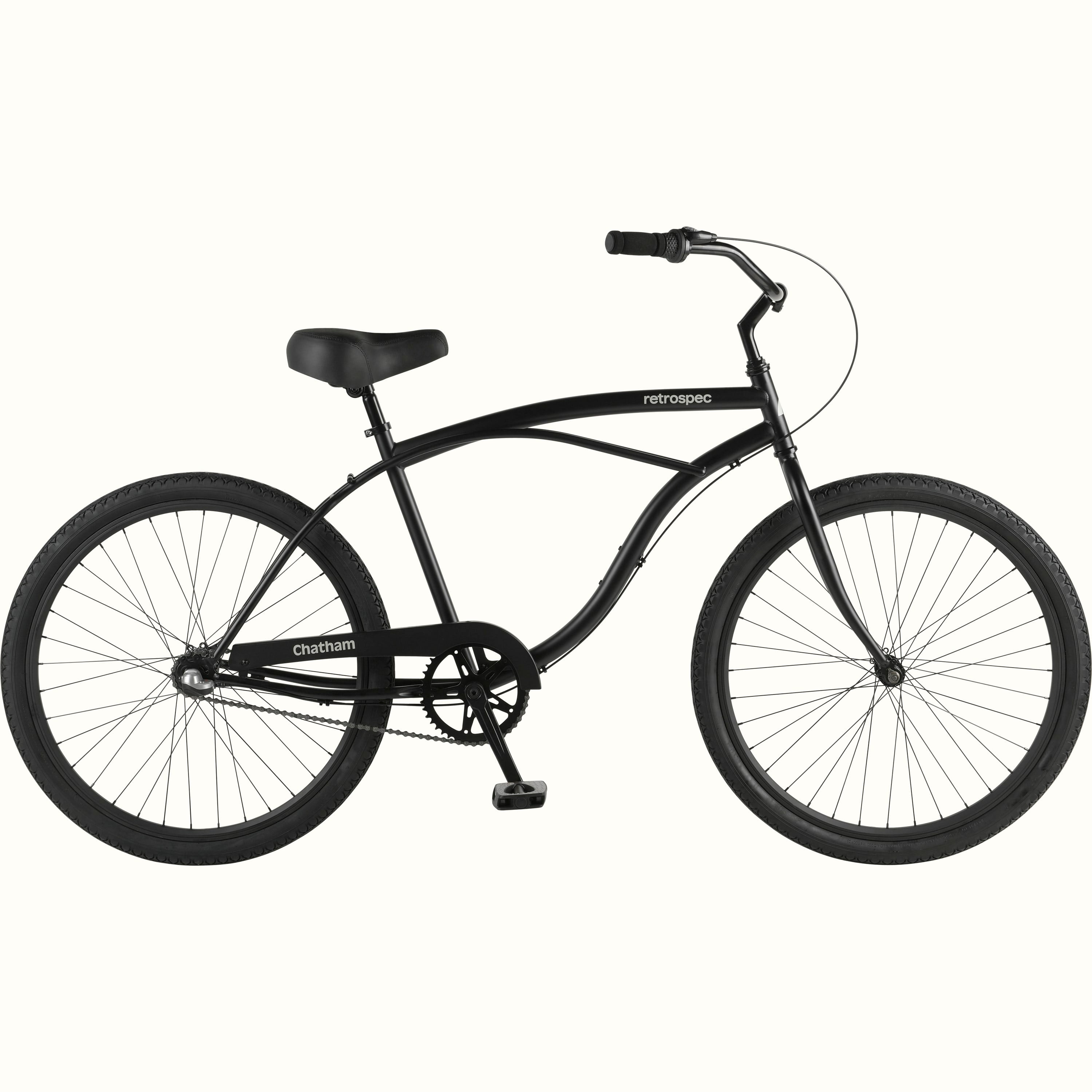 Retrospec Chatham Beach Cruiser Bike - 3 Speed | Color: Matte Black