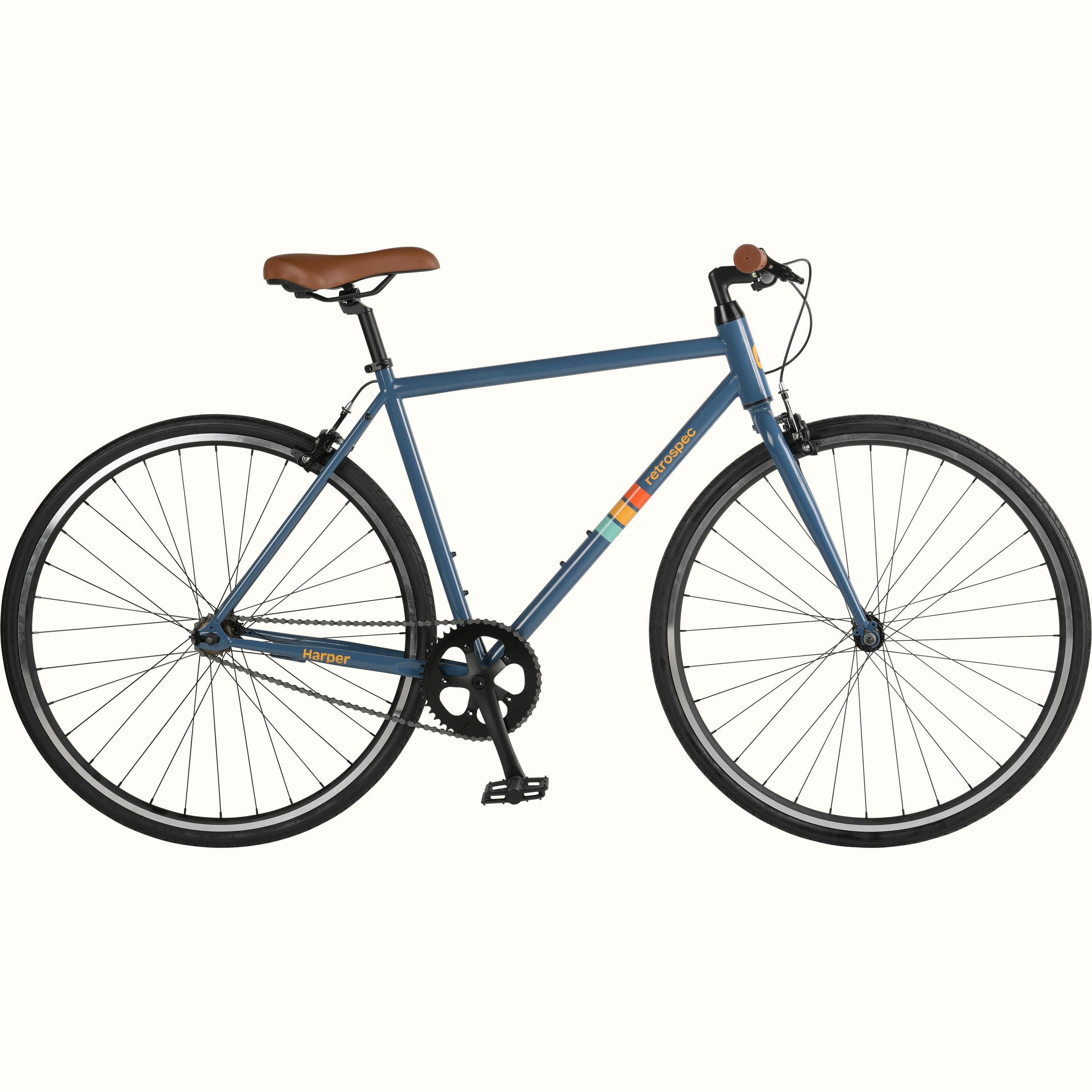 fixed gear saddle Retrospec Harper Fixie Bike