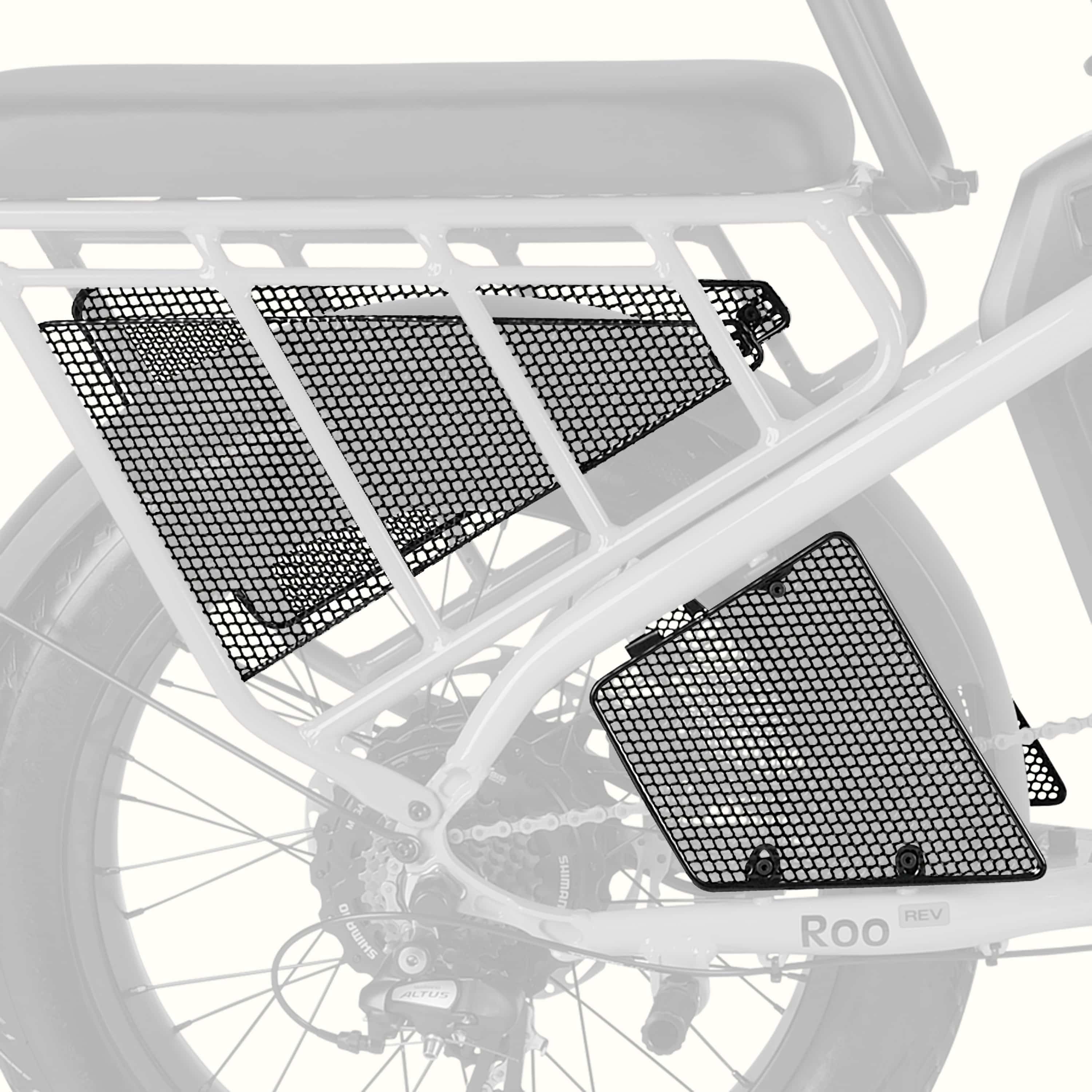 Roo Rev Cargo EBike Rear Wheel Guard Set | retrospec
