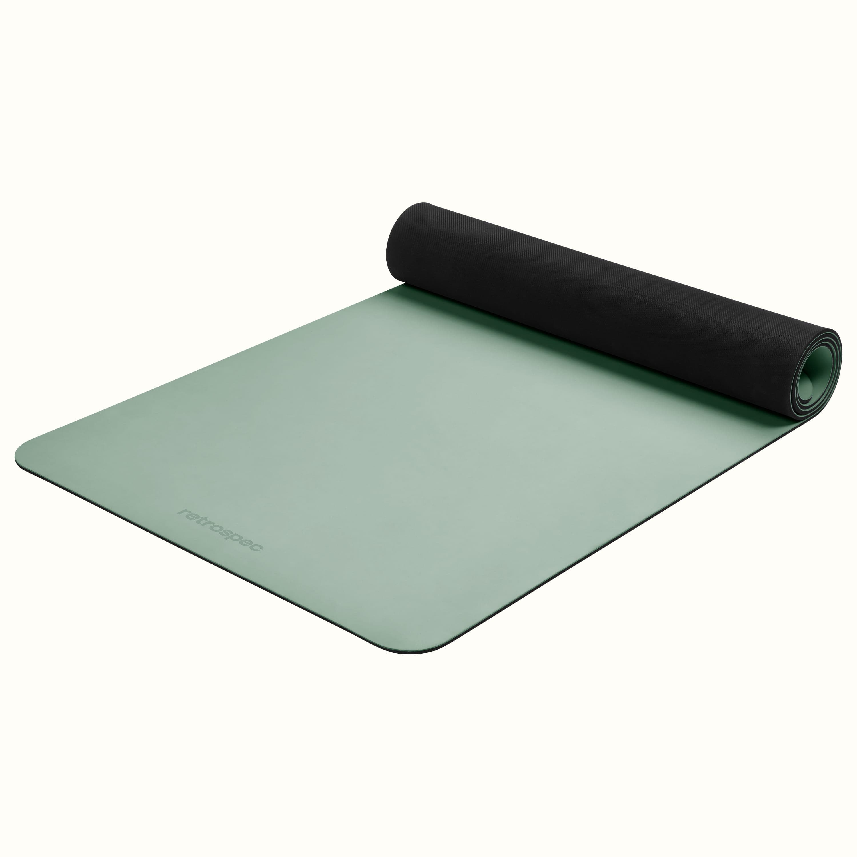 Thick Yoga Mat with Free Resistance Band. 1/4 Inch Non Slip Eco