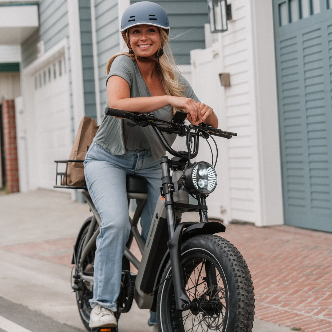 retrospec Valen ST city electric bike ready for urban errands and commuting