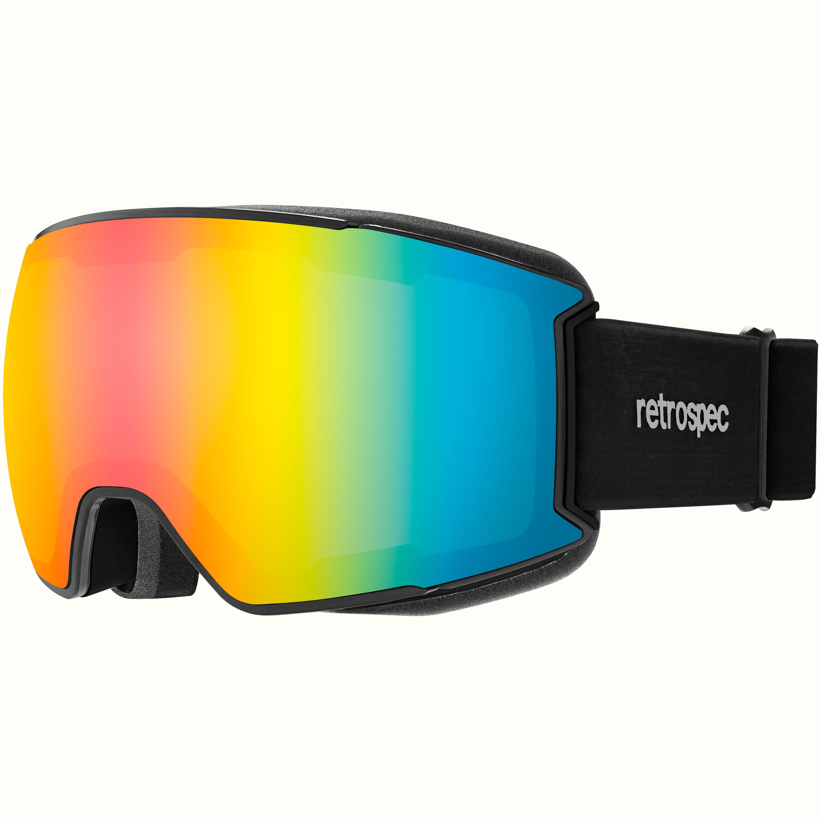 Flume Ski & Snowboard Goggles | Matte Black and Kaleido