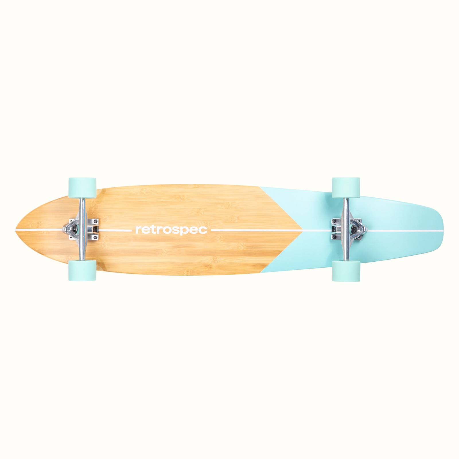 Zed 44" Longboard | Aqua Fishtail