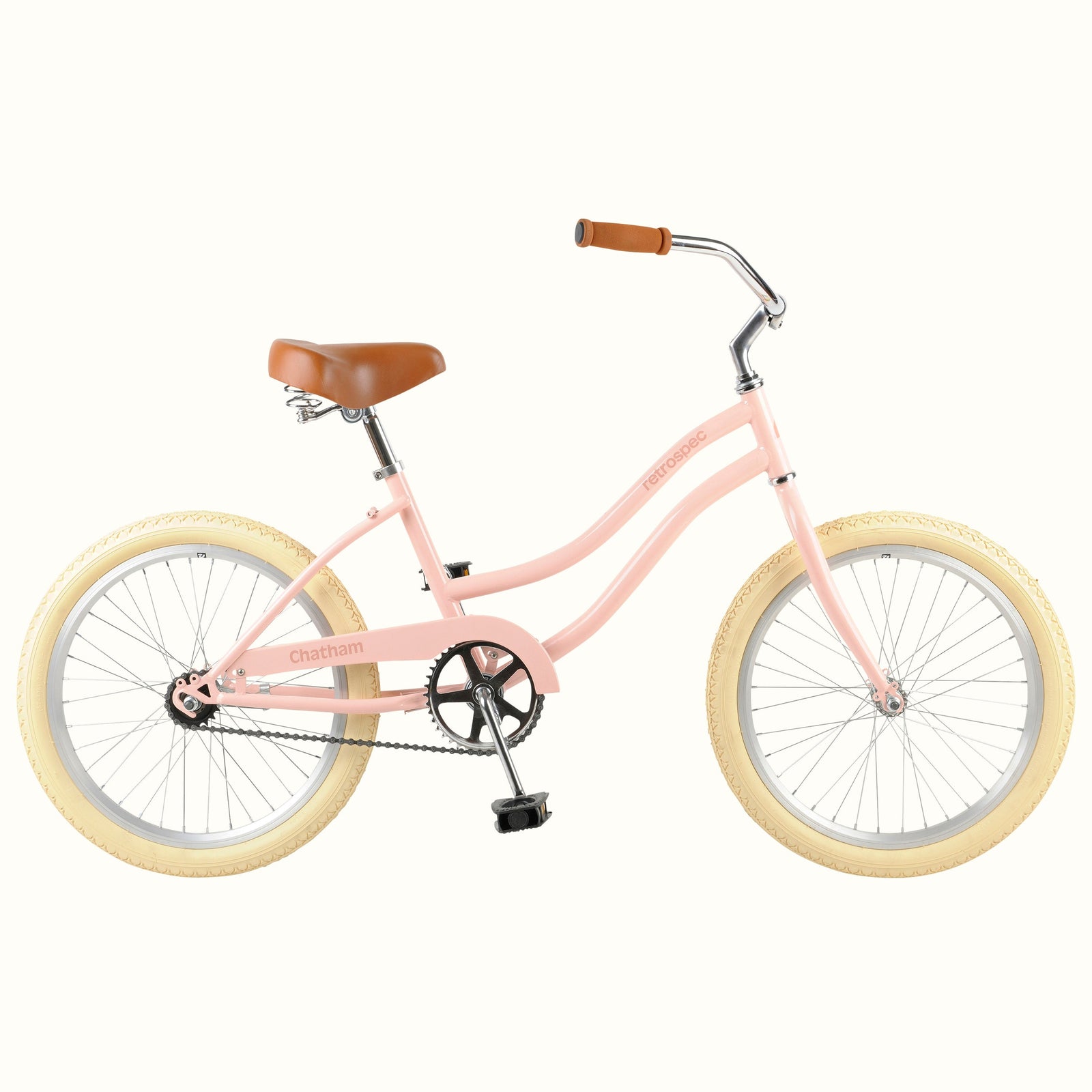 Chatham 20" Kids' Beach Cruiser Bike (6-8 yrs) | Blush