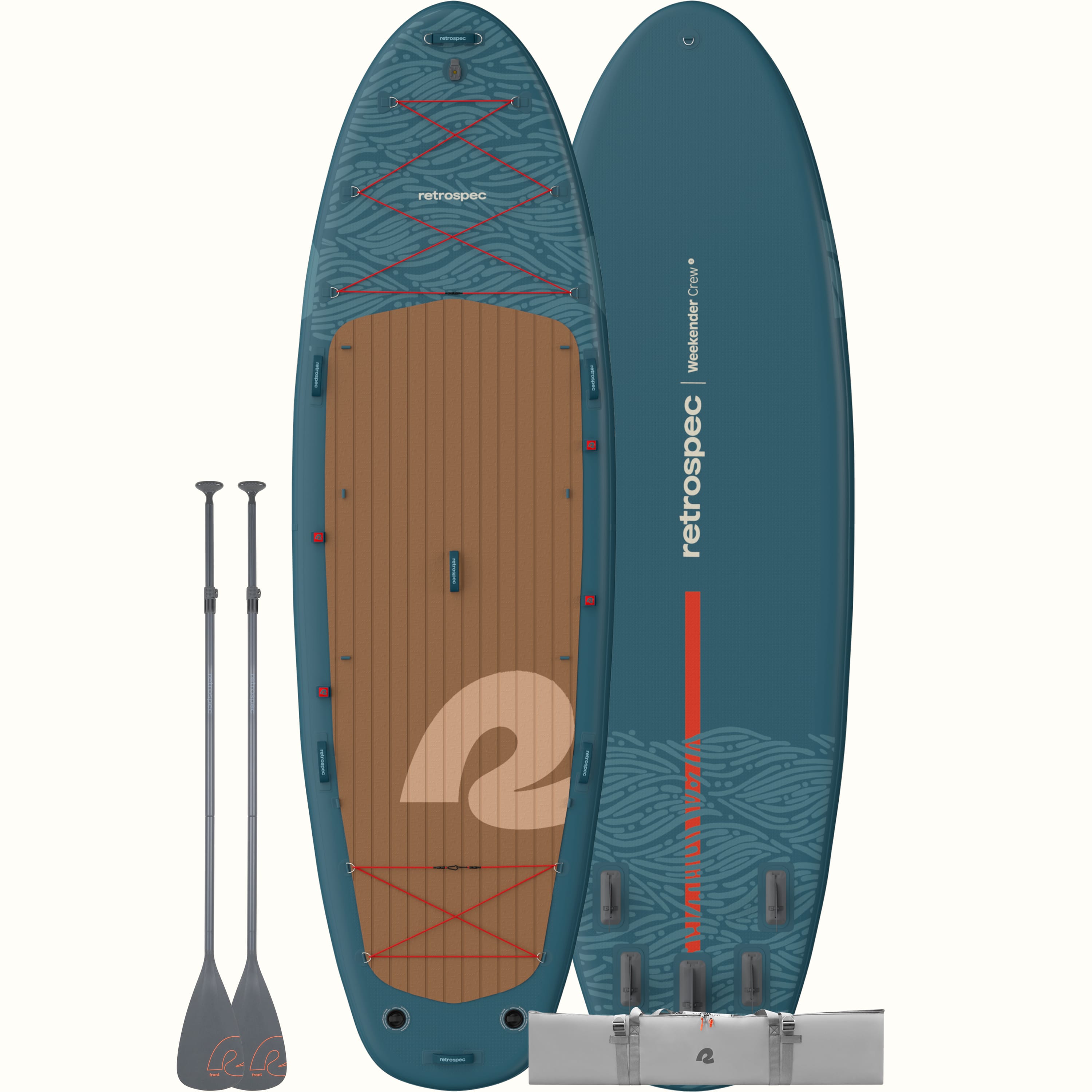 Paddleboard Multable Multi Person Paddle Boards for 2-5 Riders | retrospec