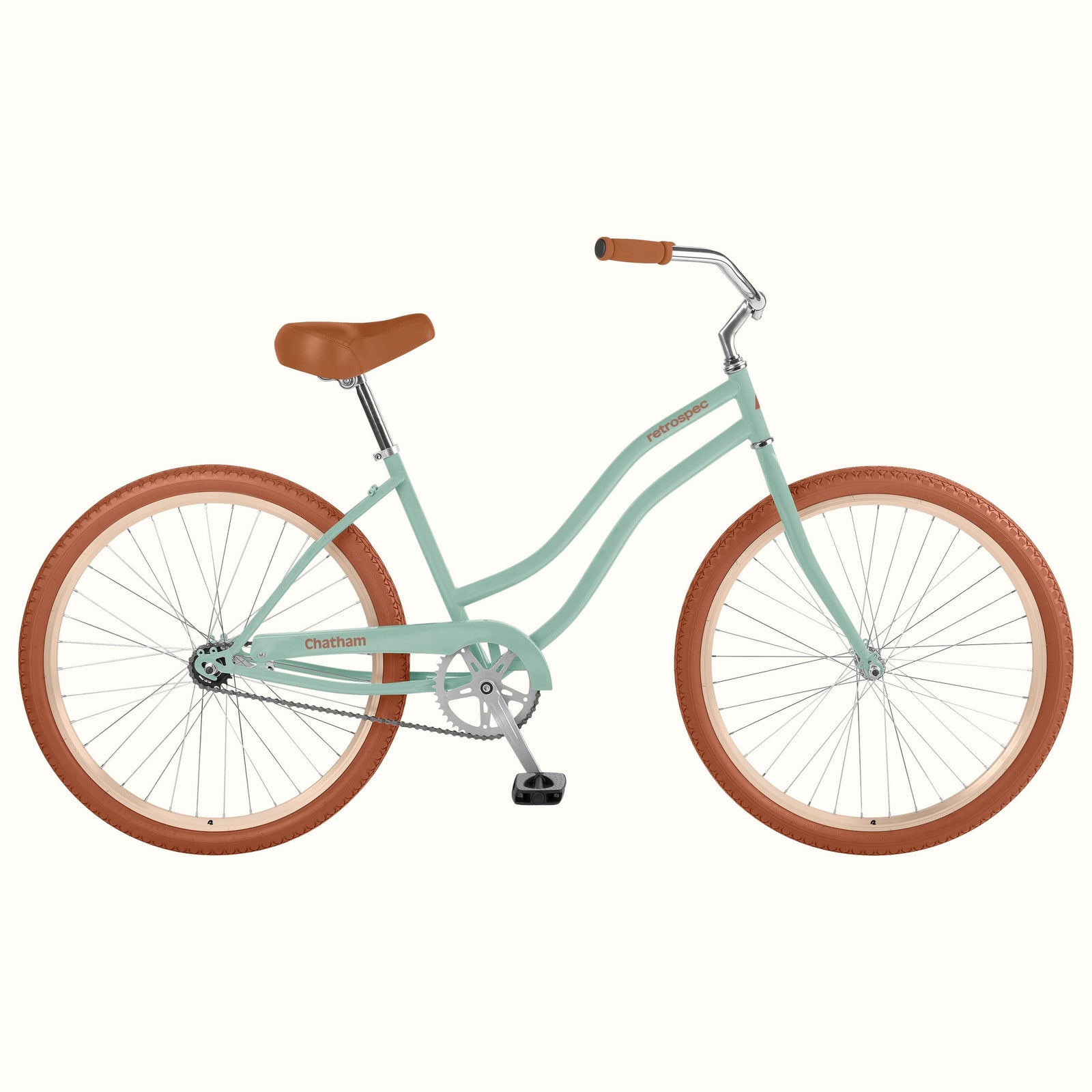 Chatham Beach Cruiser Bike - Step Through Single Speed | Matcha