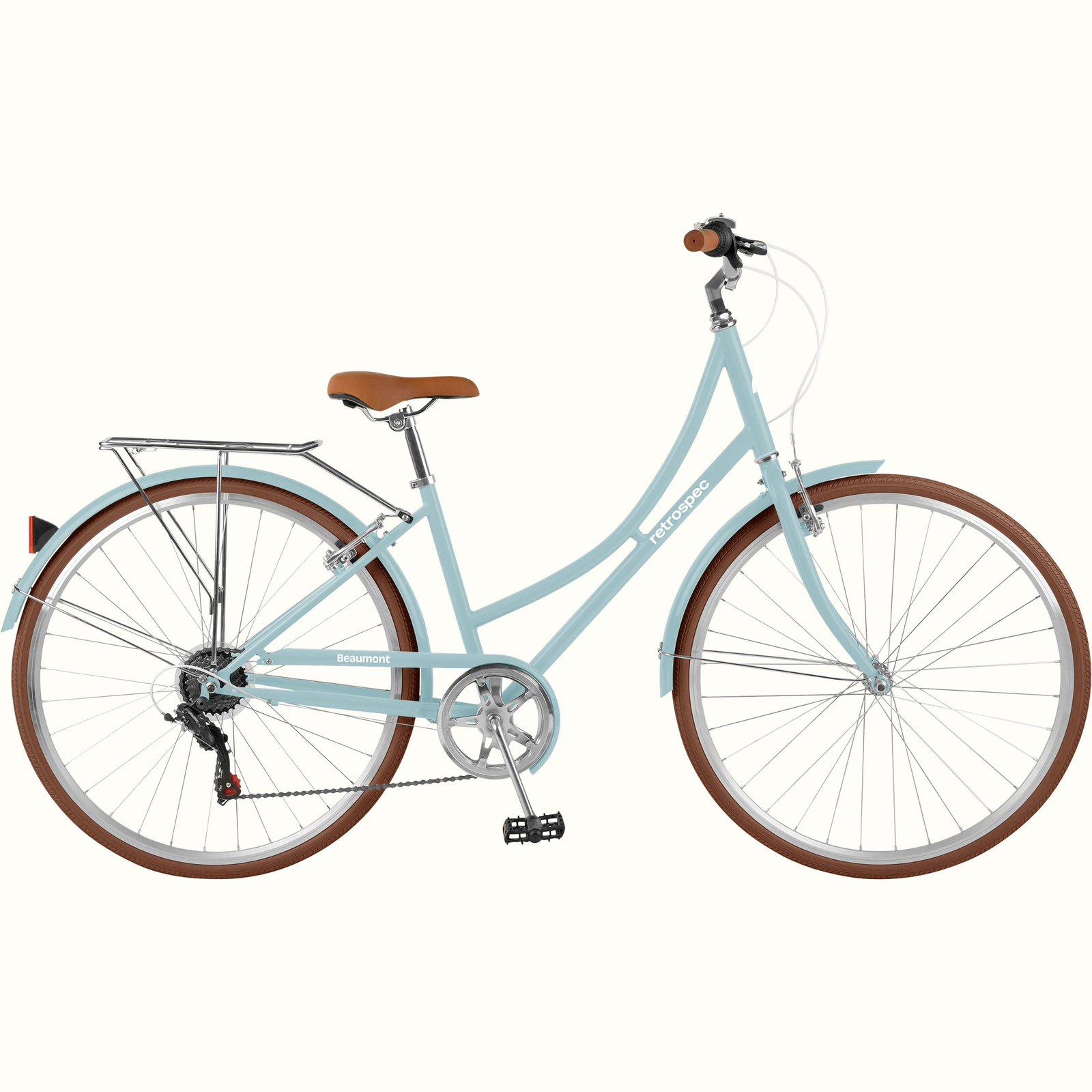 Beaumont City Bike - Step Through 7 Speed | Cool Mint