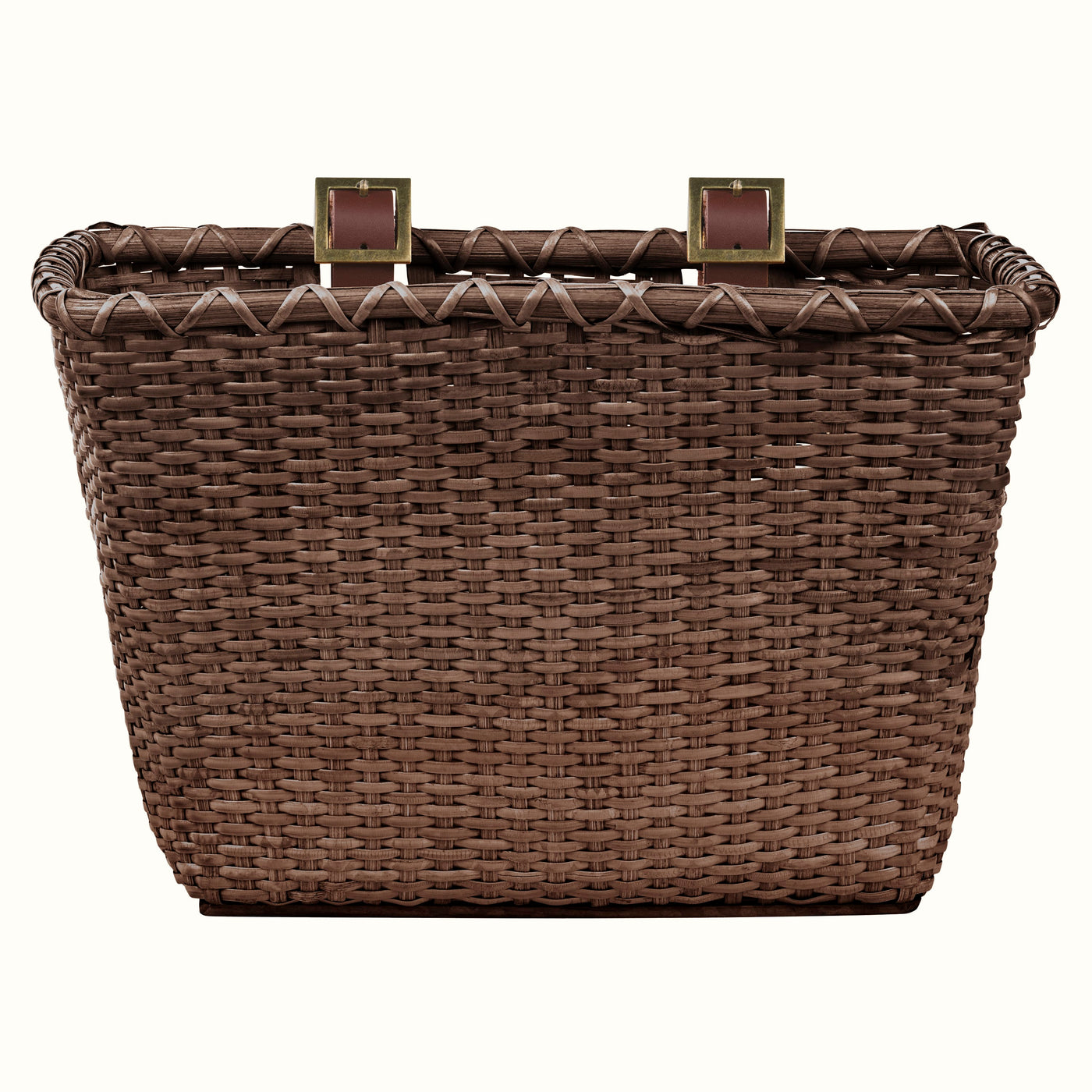 Retrospec Toto Handwoven Cane Basket | Dark Stain