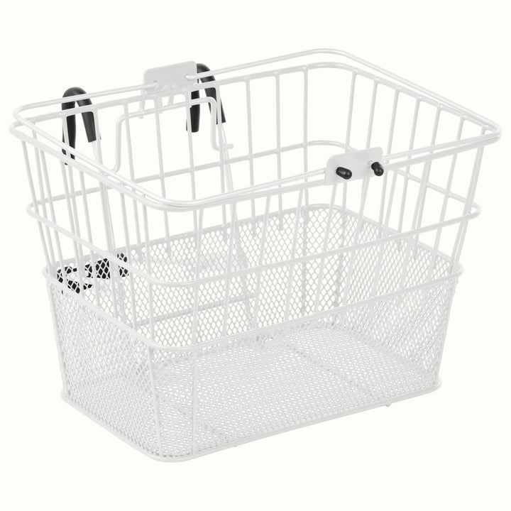 Apollo Steel Bike Basket | White (Legacy)