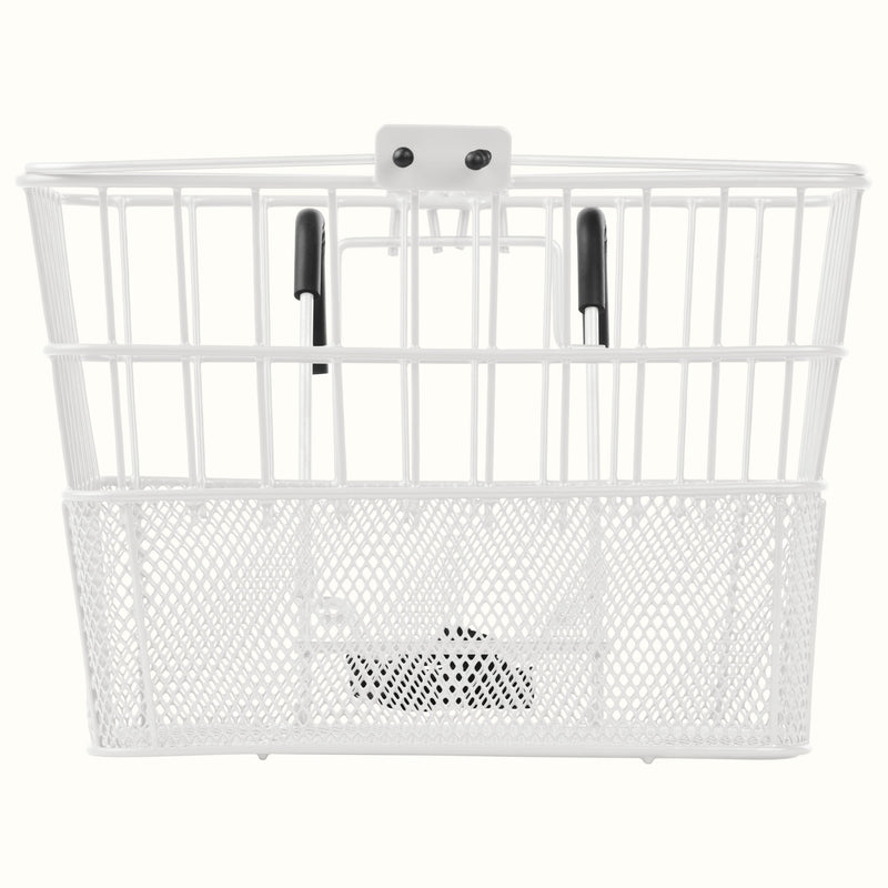 Apollo Steel Bike Basket | White (Legacy)