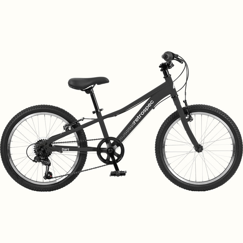 Dart 20” Kids’ Bike 7-Speed (6-8 years) | Matte Black