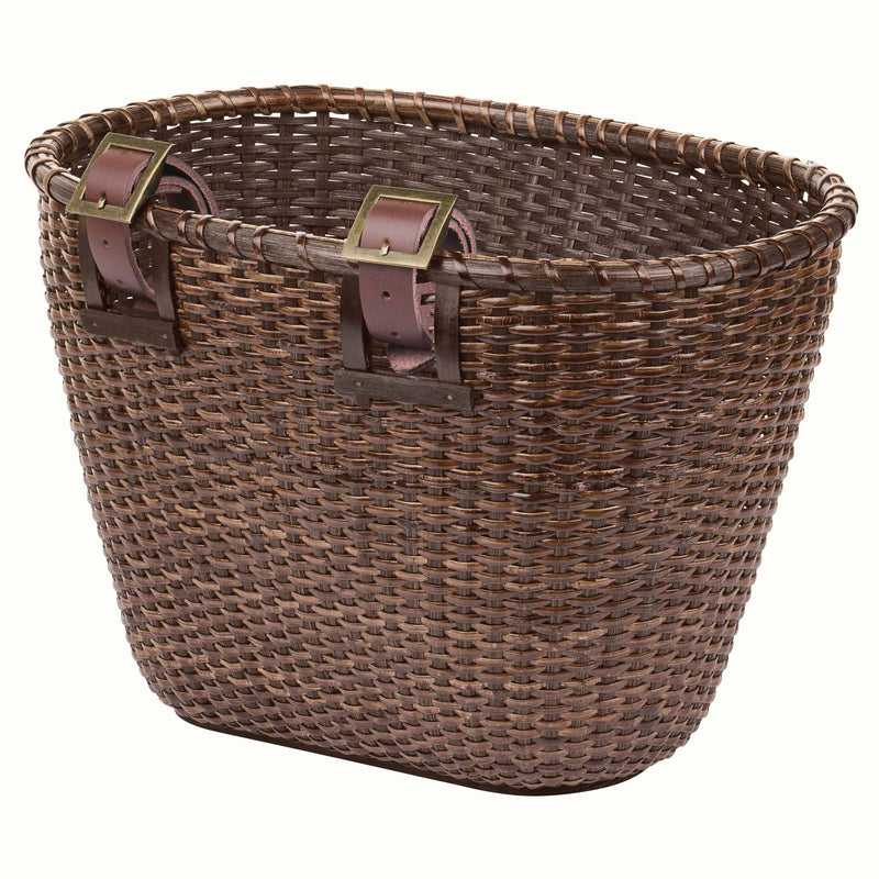 Dreamcatcher Handwoven Cane Basket | Dark Stain