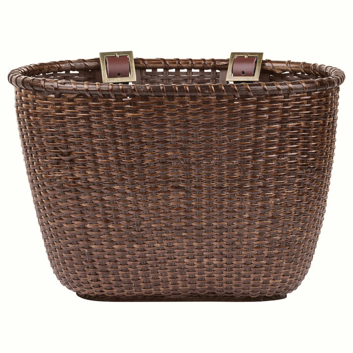 Dreamcatcher Handwoven Cane Basket | Dark Stain