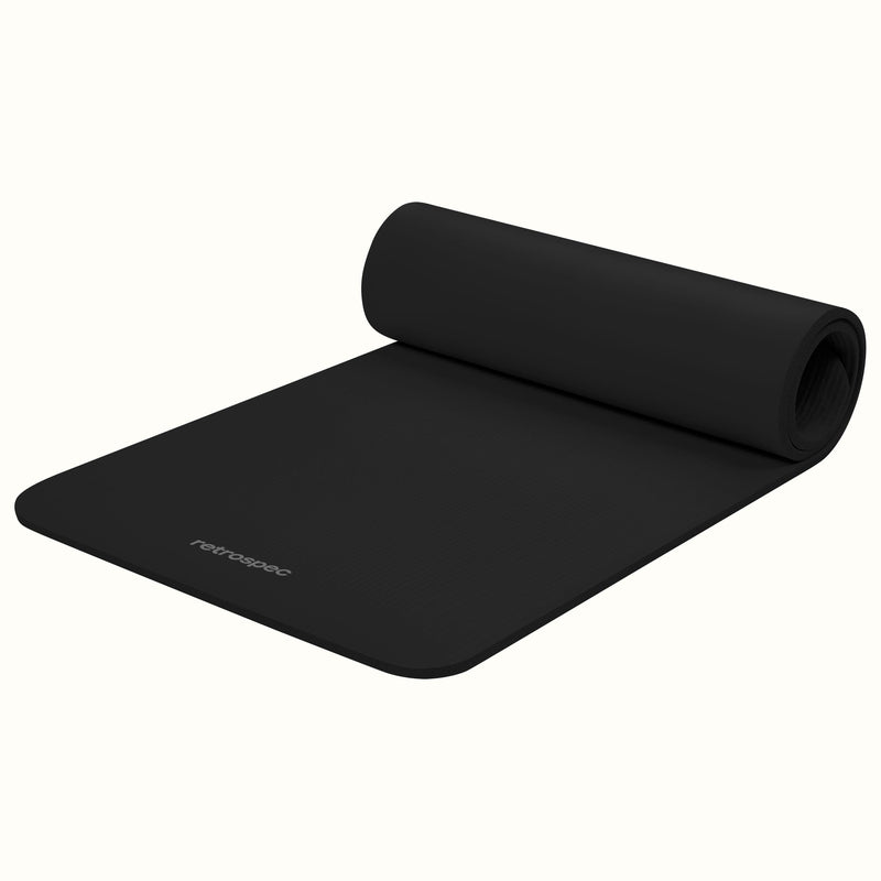 Solana Yoga Mat | Black Half Inch