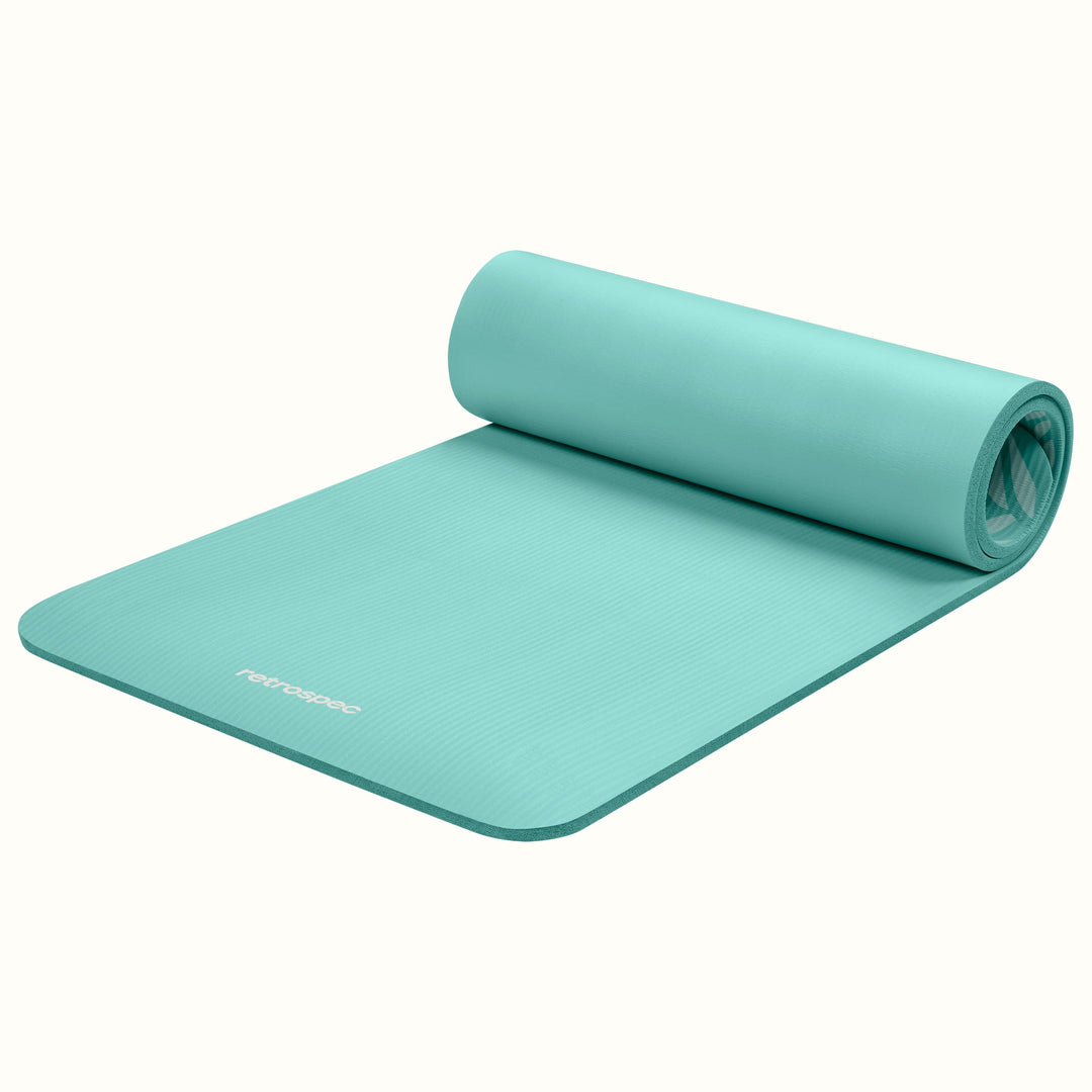 Solana Yoga Mat | Blue Lagoon Half Inch