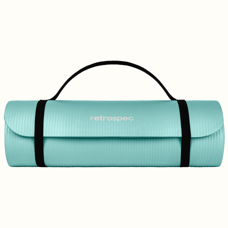 Solana Yoga Mat | Blue Lagoon Half Inch