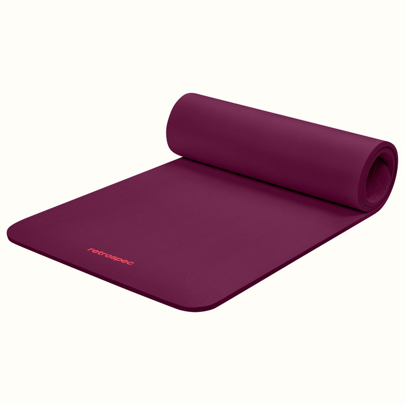 Solana Yoga Mat | Boysenberry Half Inch