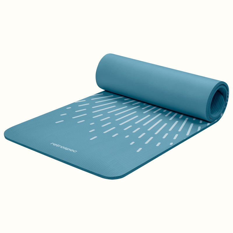 Solana Yoga Mat | Blue Mist Half Inch