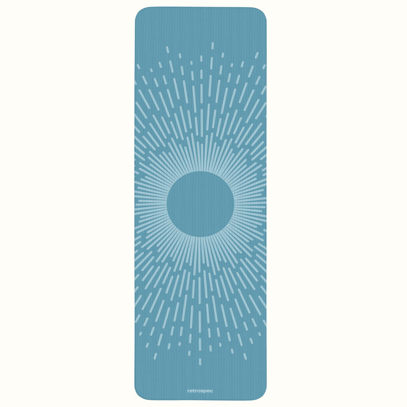 Solana Yoga Mat | Blue Mist Half Inch