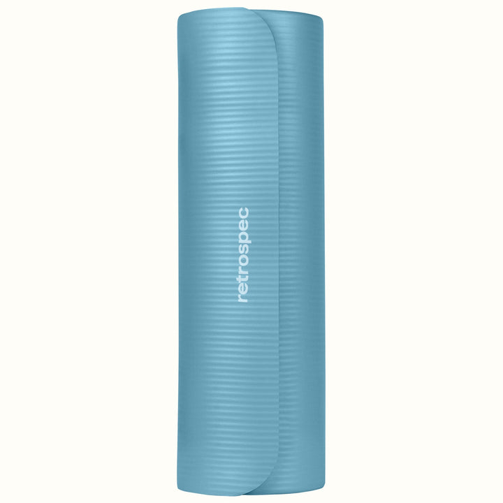 Solana Yoga Mat | Blue Mist Half Inch