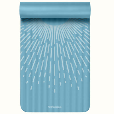 Solana Yoga Mat | Blue Mist Half Inch