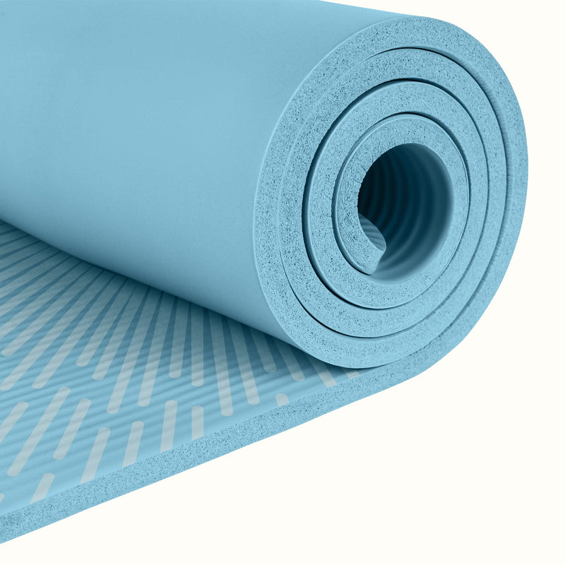 Solana Yoga Mat | Blue Mist Half Inch