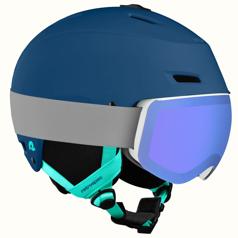 blue snowboard helmet sale Pret Cynic MIPS The helmet features a quick release strap Play - Snowboard/Ski Helmet for