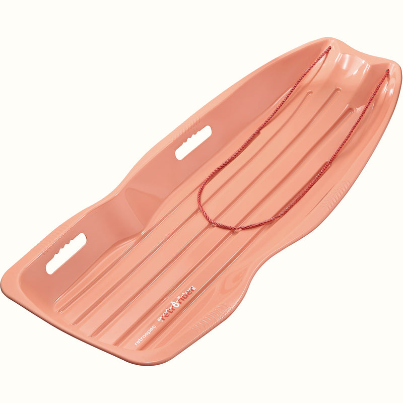 Retrorider Toboggan Snow Sled - 35”/48” | Polar Pink 48"  Single