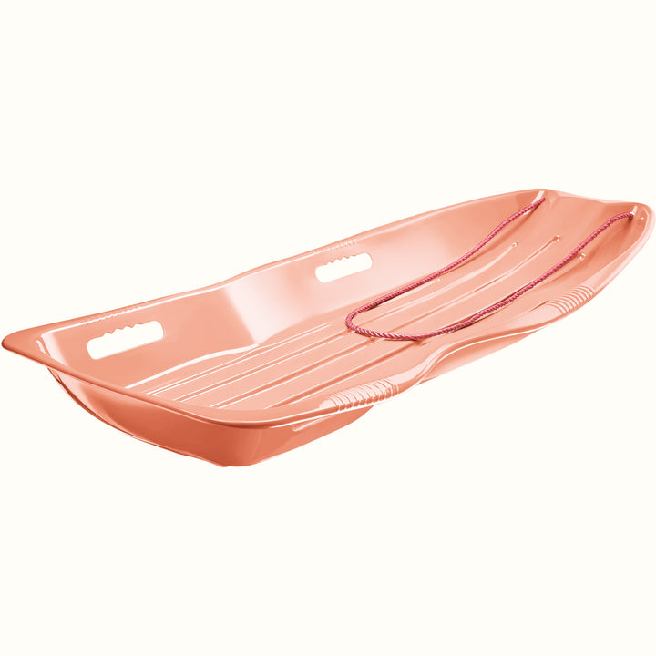 Retrorider Toboggan Snow Sled - 35”/48” | Polar Pink 48"  Single