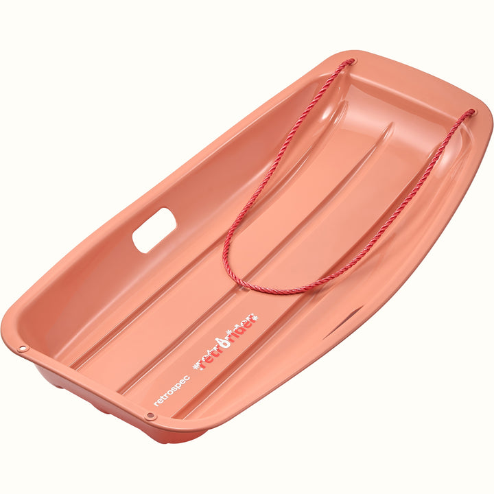 Retrorider Toboggan Snow Sled - 35”/48” | Polar Pink 35"  Single