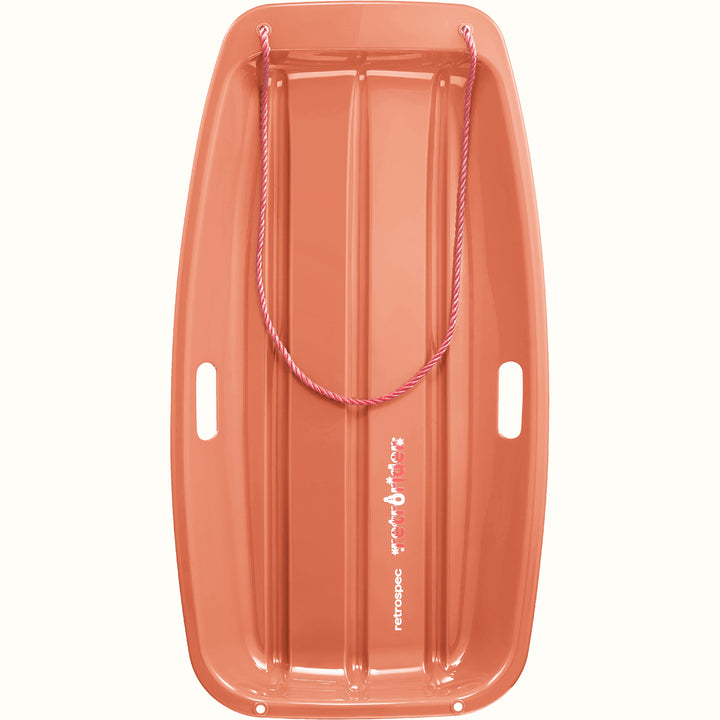 Retrorider Toboggan Snow Sled - 35”/48” | Polar Pink 35"  Single