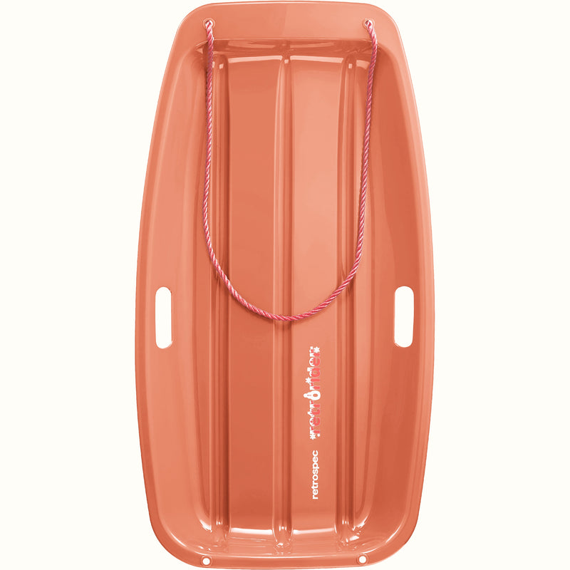 Retrorider Toboggan Snow Sled - 35”/48” | Polar Pink 35"  Single