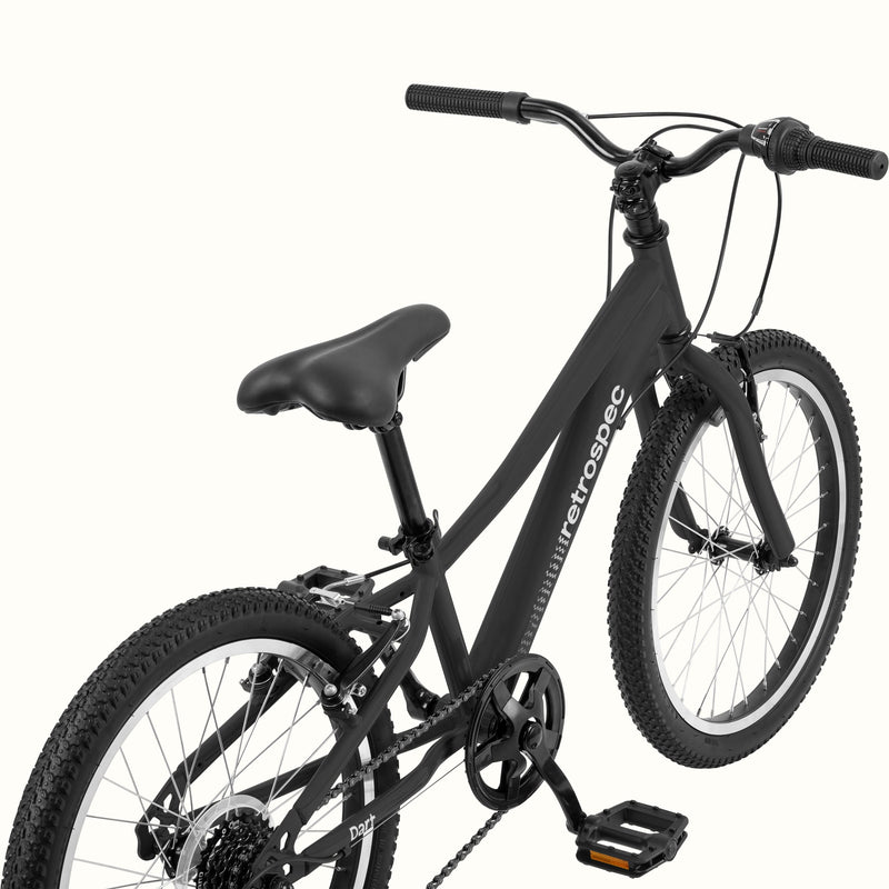 Dart 20” Kids’ Bike 7-Speed (6-8 years) | Matte Black