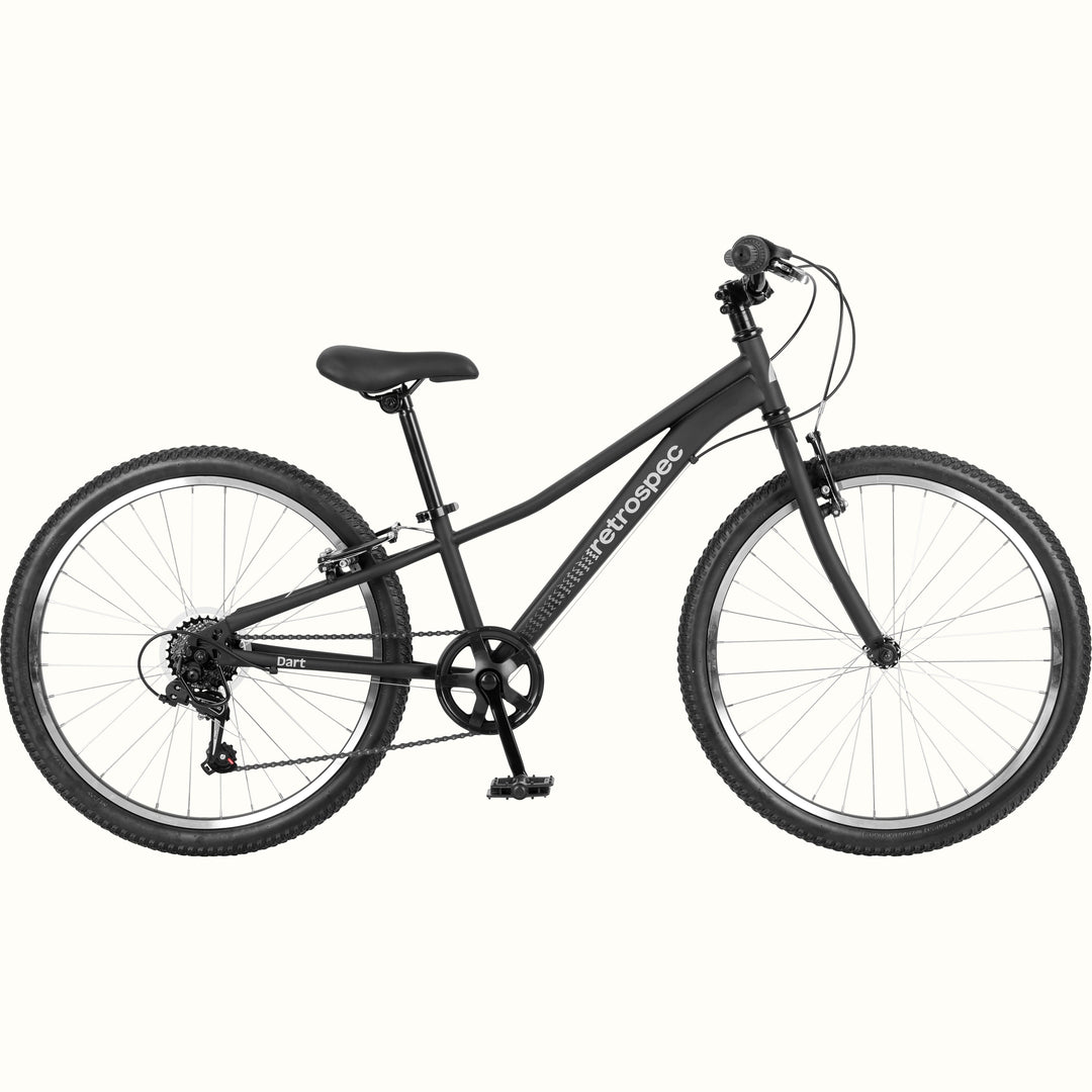 Dart 24” Kids’ Bike 7-Speed (8-11 years) | Matte Black