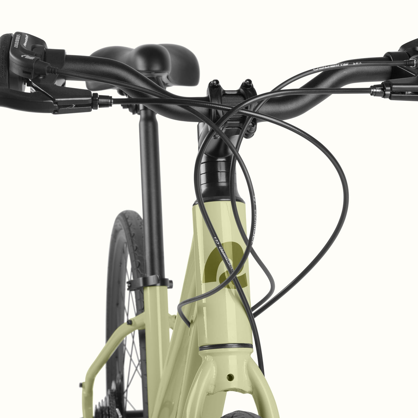 Atlas Fitness Hybrid Bike - Step Through 21-Speed | Spring Green