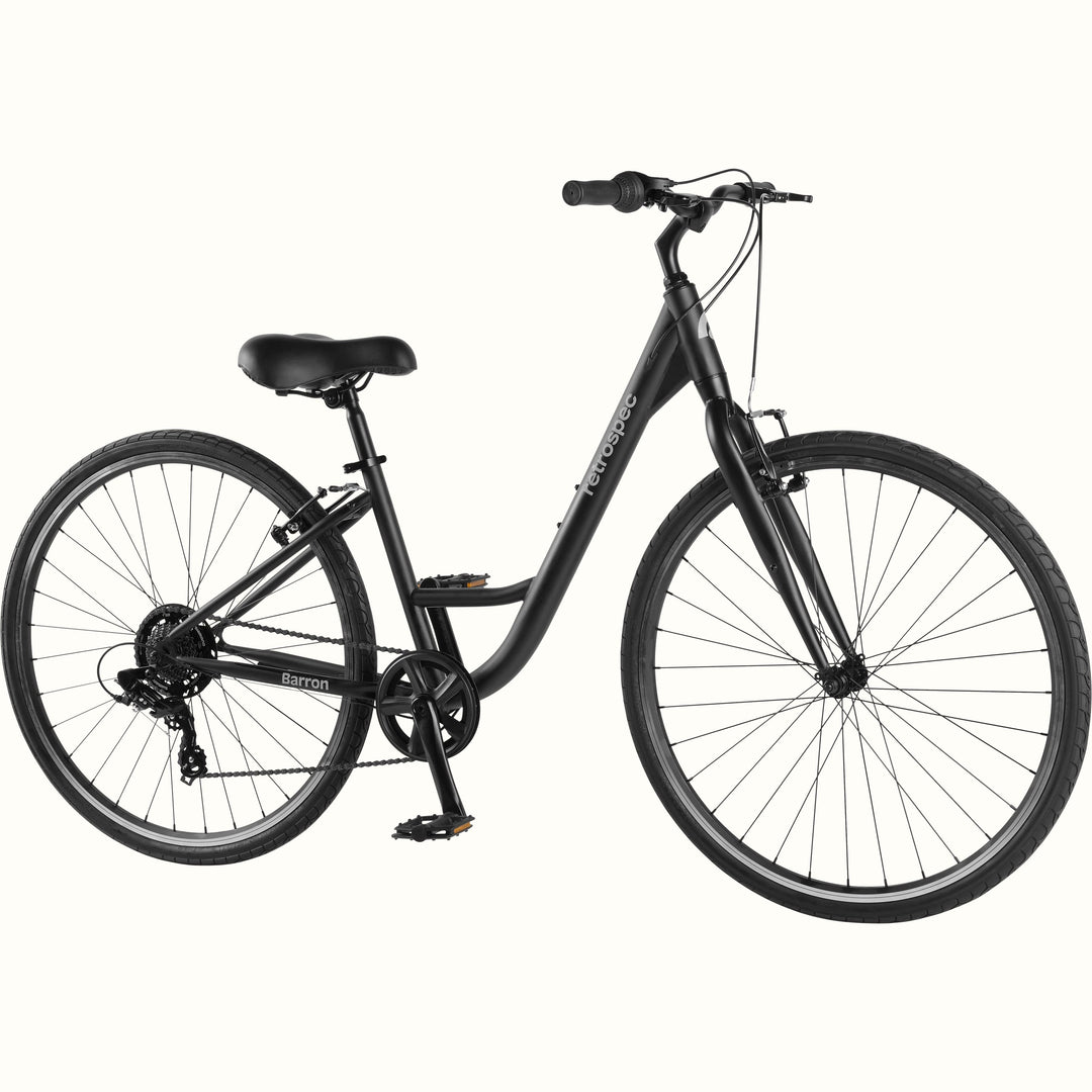 Barron 2 Comfort Hybrid Bike - Step Through 21 Speed | Matte Black