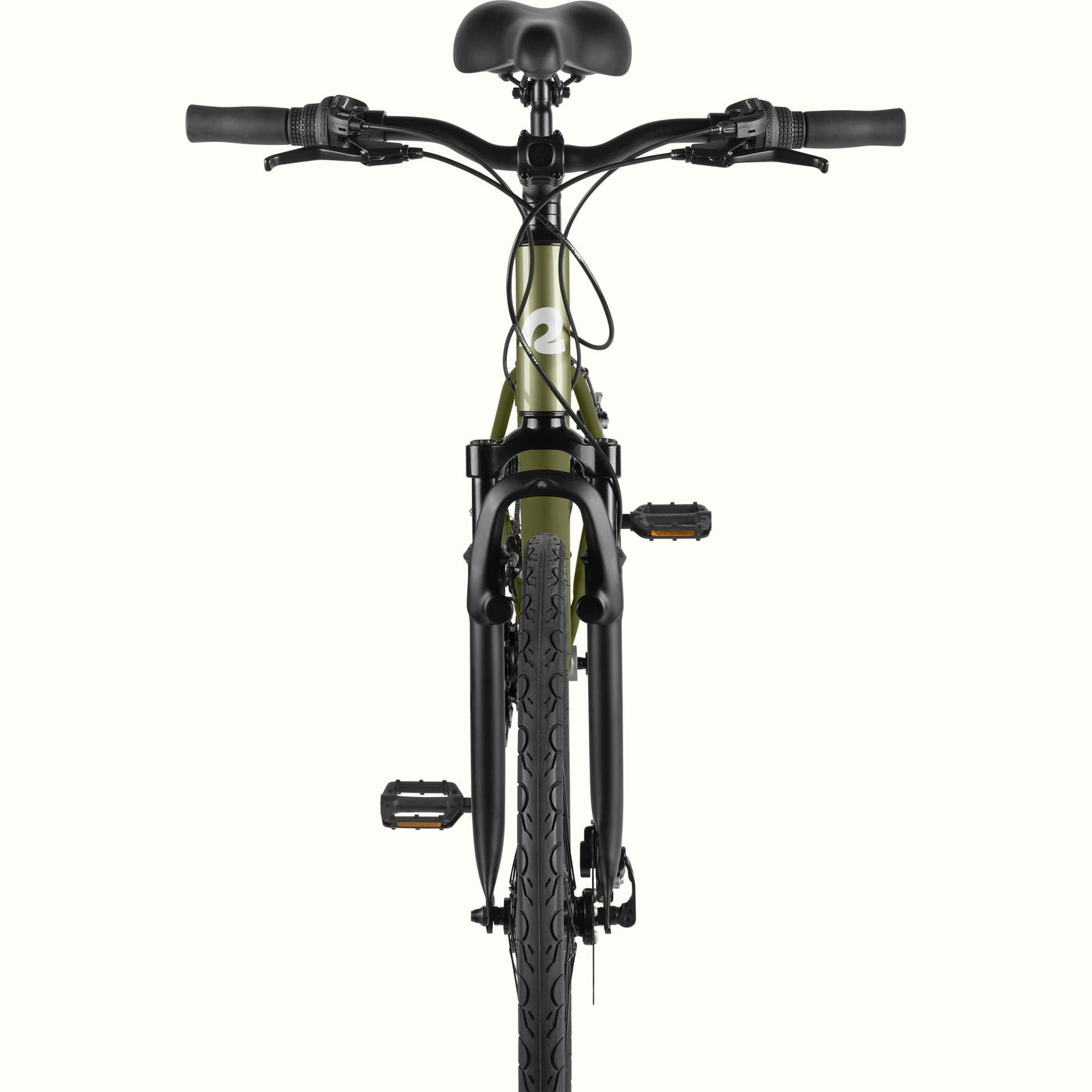 Barron Plus Comfort Hybrid Bike - 21-Speed | Bonsai Green