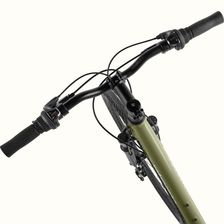 Barron Plus Comfort Hybrid Bike - 21-Speed | Bonsai Green