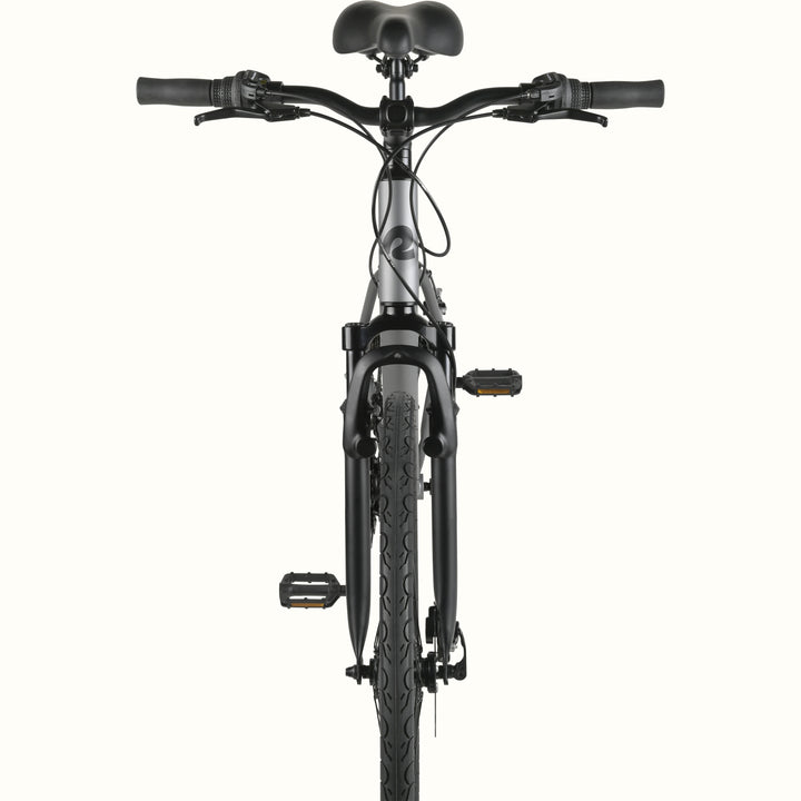 Barron Plus Comfort Hybrid Bike - 21-Speed | Matte Shale