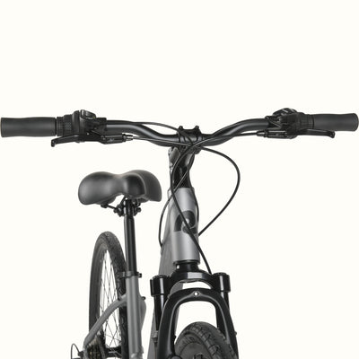 Barron Plus Comfort Hybrid Bike - 21-Speed - Step Through | Matte Shale