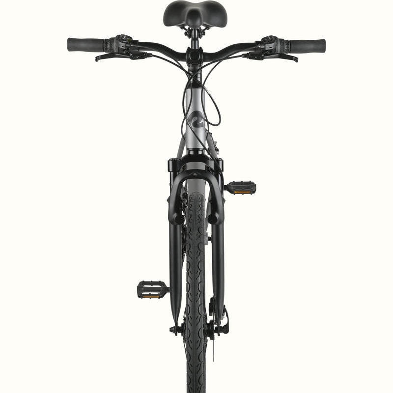 Barron Plus Comfort Hybrid Bike - 21-Speed - Step Through | Matte Shale