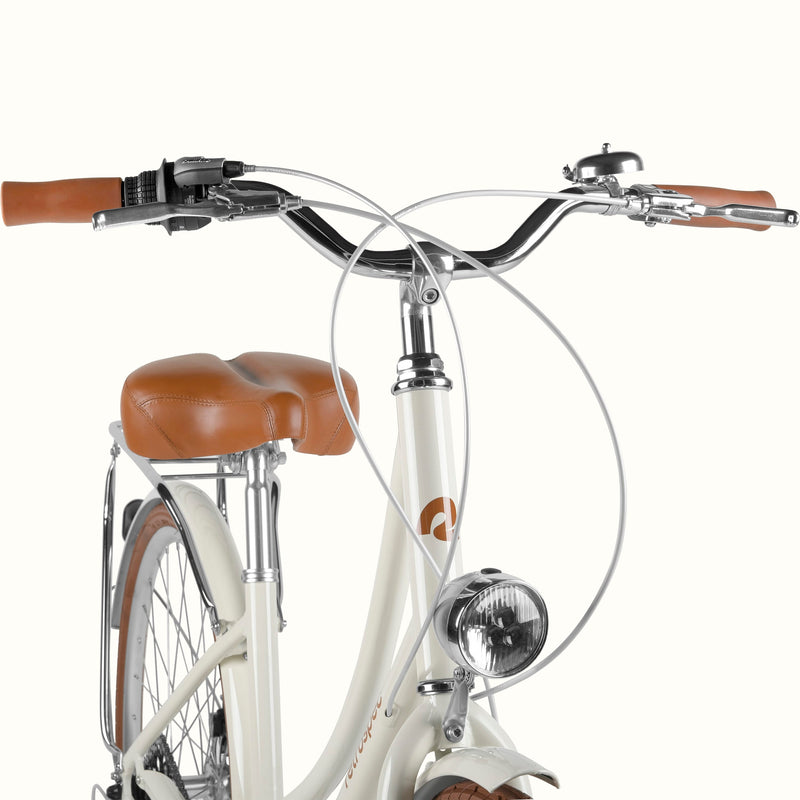 Beaumont Plus City Bike - Step Through 8 Speed | Eggshell