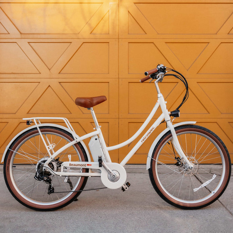 Beaumont Rev Electric City Bike - Step Through | Cool Mint