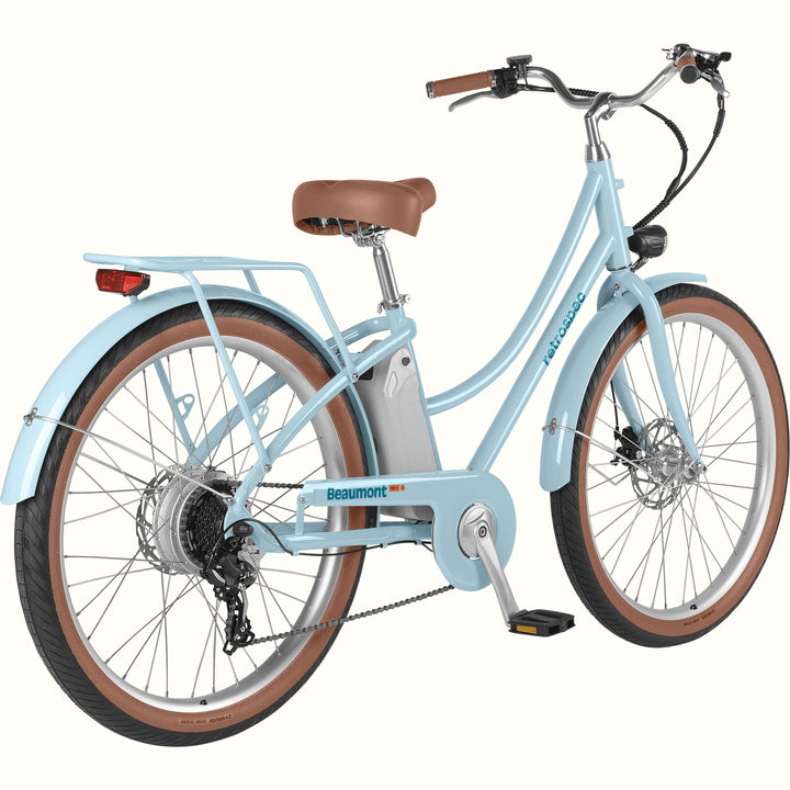 Beaumont Rev Electric City Bike - Step Through | Cool Mint