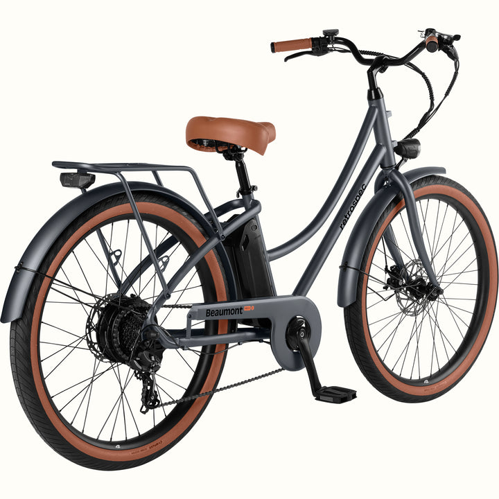 Beaumont Rev Electric City Bike - Step Through | Matte Graphite