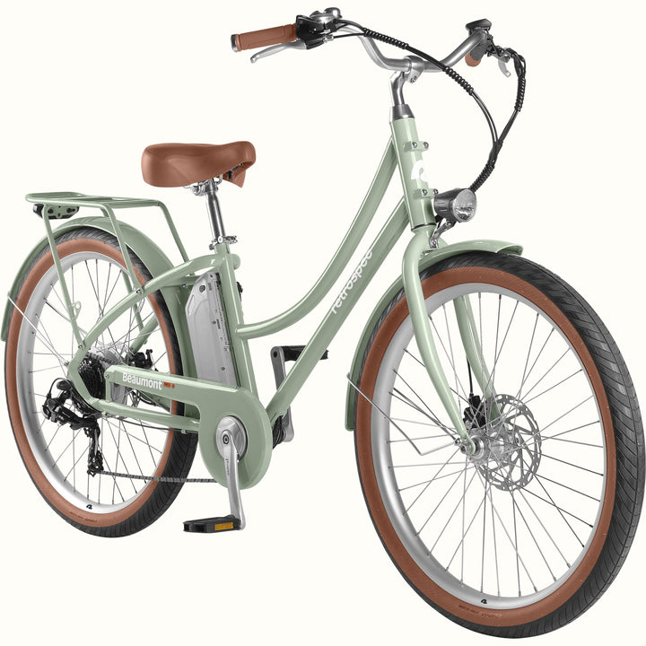 Beaumont Rev Electric City Bike - Step Through | Mint