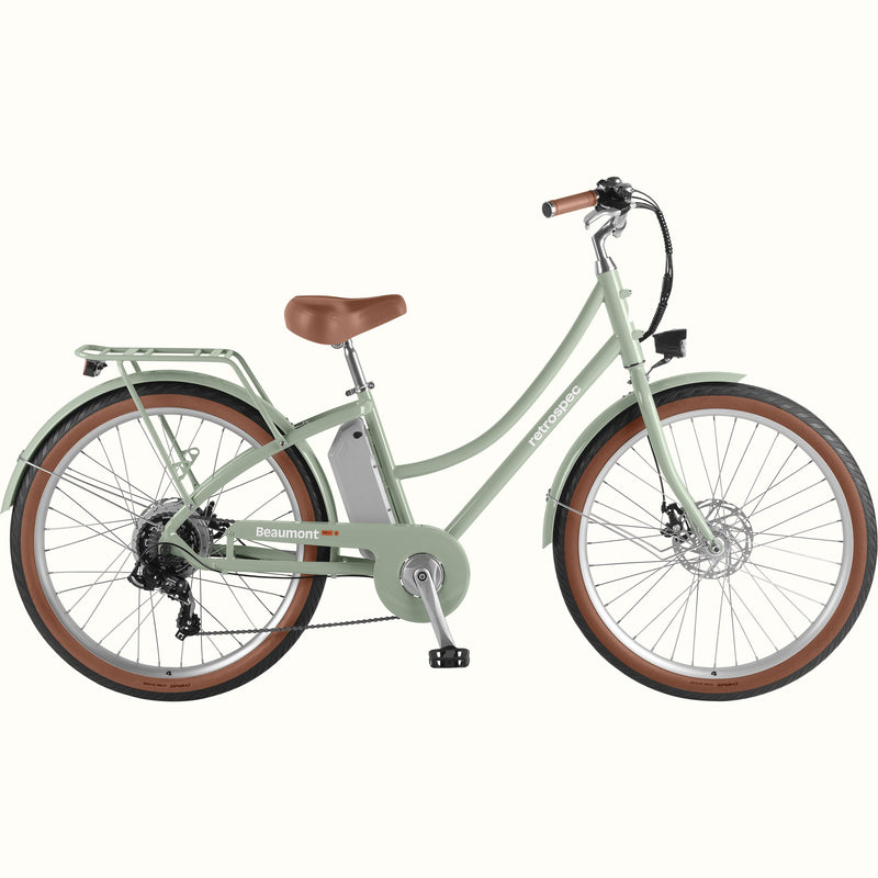 Beaumont Rev Electric City Bike - Step Through | Mint