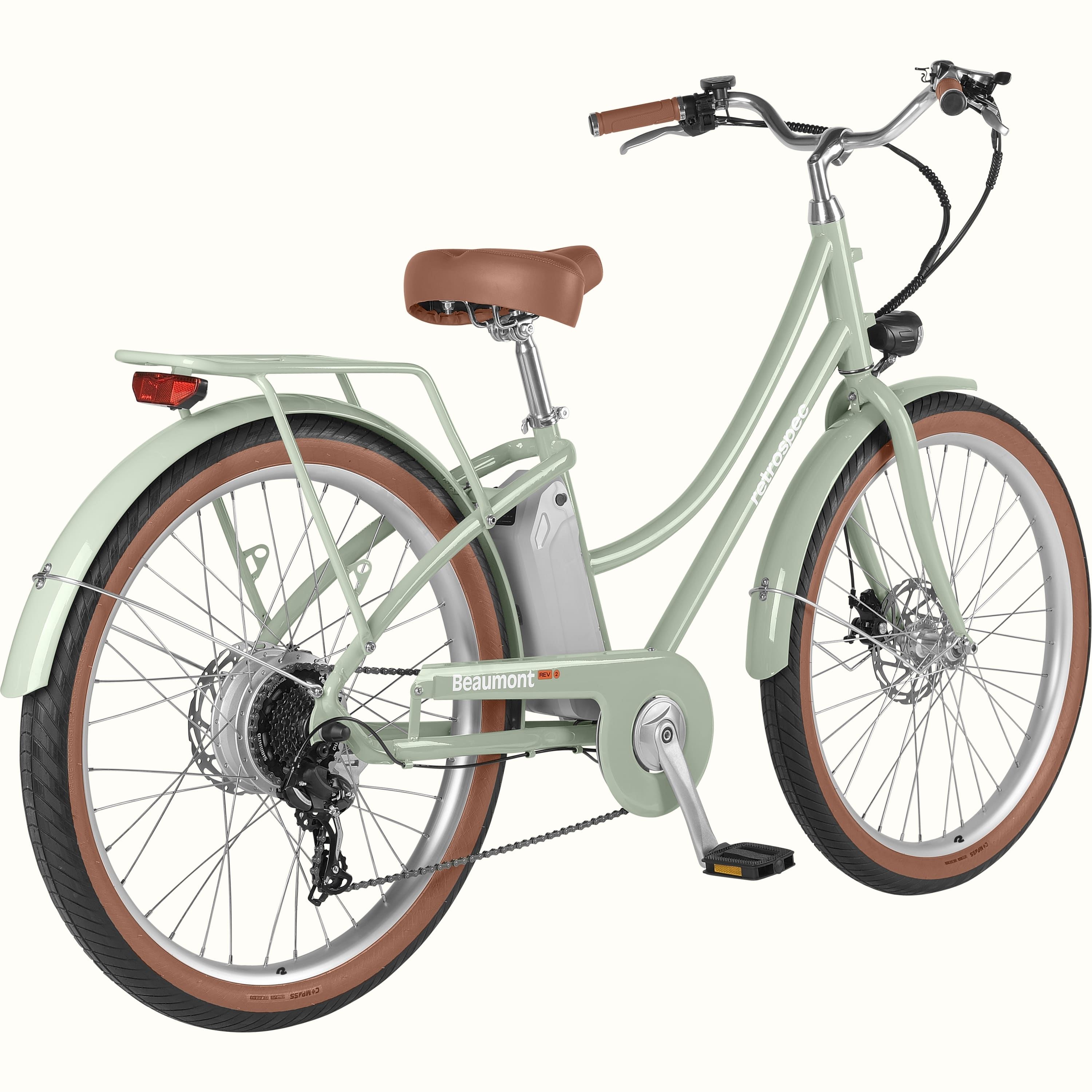 Ladies electric orders bike with basket