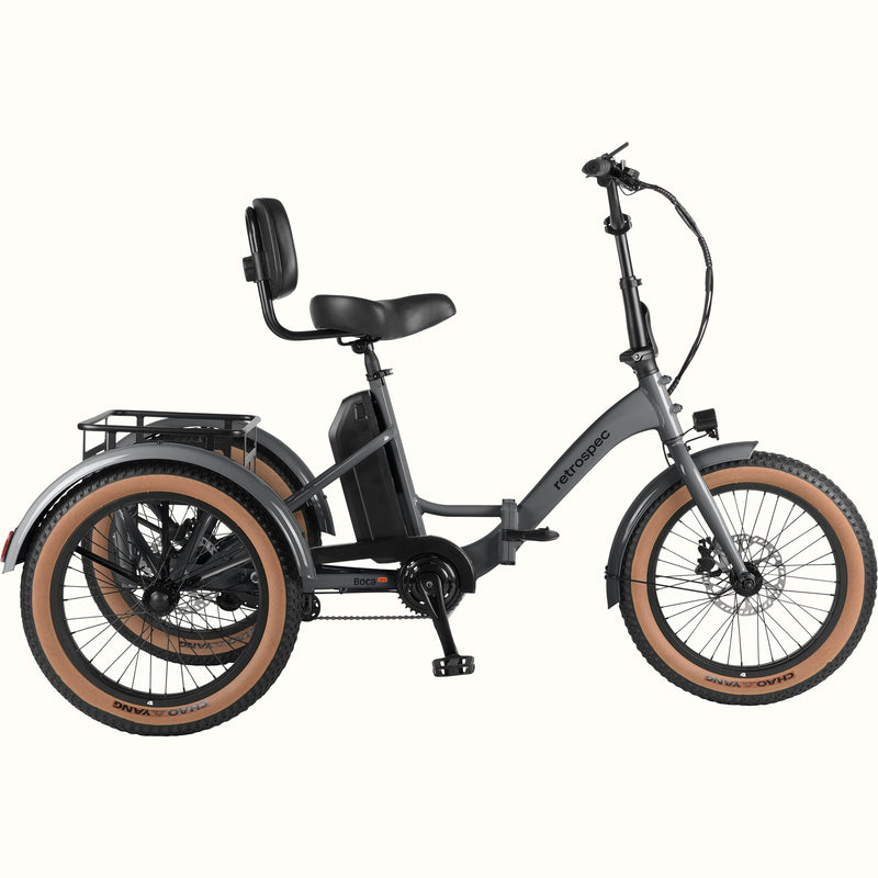 Boca Rev Electric Tricycle | Matte Graphite